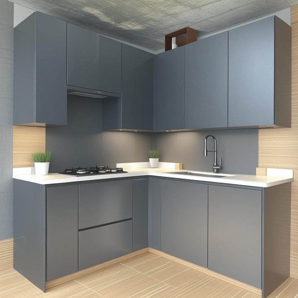 Melamine Plywood - Charcoal Gray (Per piece)